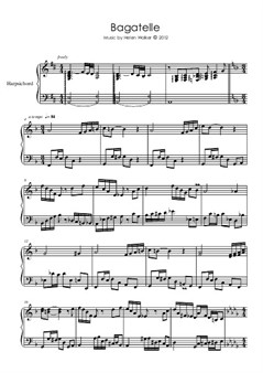 Bagatelle (for Harpsichord)
